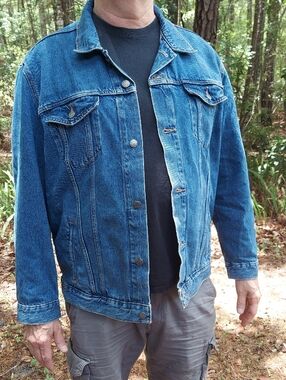 Signature by Levi Strauss Blue Denim Trucker Jacket - XXL